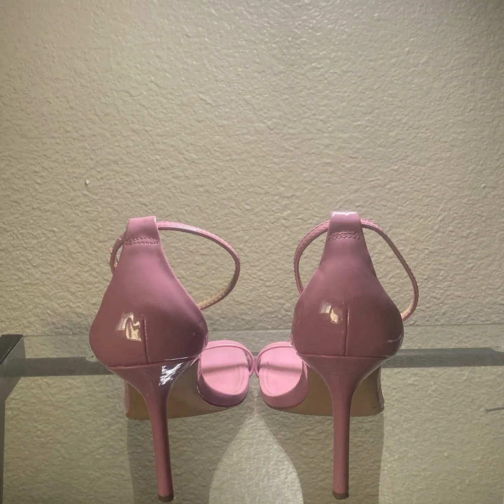Steve Madden Blush Pink Ankle Strap Heels - Picture 4 of 4